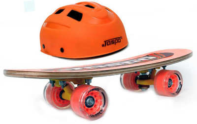 Jaspo New Horizon Dual Junior Skateboard Combo (18*5") (Skateboard+hemet) (for age group upto 6 years) Skating Kit