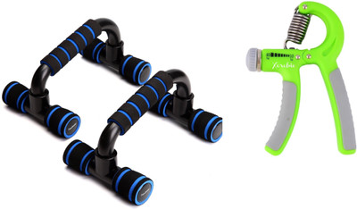 Xerobic Active Workout Performance Cushioned Push-up Bar and Hand Grip Strengthener Trainer Adjustable Resistance 10-40 Kgs Non-slip Gripper for Athletes Pianists Gym & Fitness Kit
Xerobic Active Workout Performance Cushioned Push-up Bar and Hand Grip Strengthener Trainer Adjustable Resistance 10-40 Kgs Non-slip Gripper for Athletes Pianists Gym & Fitness Kit