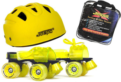 Jaspo Storm Dual Superior Senior Skates Combo (skates+helmet+bag)suitable for age 6 to 14 years Skating Kit
Jaspo Storm Dual Superior Senior Skates Combo (skates+helmet+bag)suitable for age 6 to 14 years Skating Kit