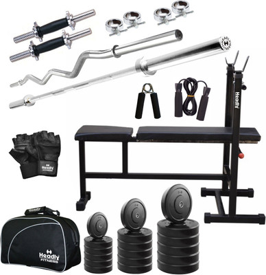 Headly 62 kg Combo CC 5 Total Home Gym Kit