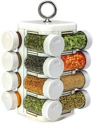 JVS Plastic Kitchen Rack(Clear)