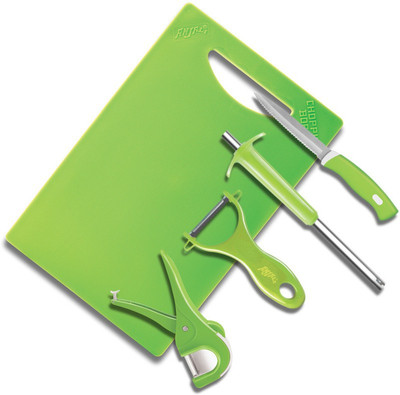 Anjali 5 Pcs Utility Set (1 Royal Gas Lighter, 1 Knife, 1 Chopping Board, 1 Gilleto Peeler & 1 Express Cutter) Green Kitchen Tool Set(Green)
Anjali 5 Pcs Utility Set (1 Royal Gas Lighter, 1 Knife, 1 Chopping Board, 1 Gilleto Peeler & 1 Express Cutter) Green Kitchen Tool Set(Green)