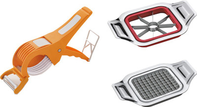 Uttam Uttam VEG APPLE Cutter Veg + Apple + French Fri Cutter Multicolor Kitchen Tool Set(Multicolor)
Uttam Uttam VEG APPLE Cutter Veg + Apple + French Fri Cutter Multicolor Kitchen Tool Set(Multicolor)