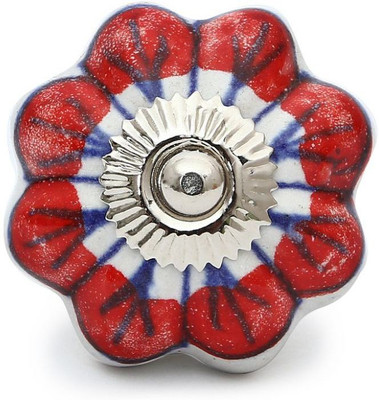 Perfectcreat Ceramic Door Knob(Red Pack of 4)