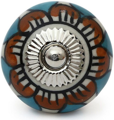 Perfectcreat Ceramic Door Knob(Brown Pack of 4)