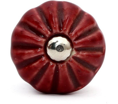 Perfectcreat Ceramic Door Knob(Red Pack of 4)