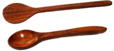 Onlineshoppee Wood Ladle(Pack of 2)