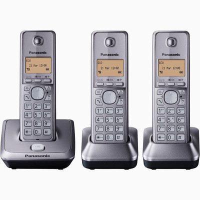 Panasonic PA-KX-TG2713 Cordless Landline Phone(Silver)