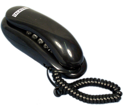 Talktel F-1 Corded Landline Phone(Black)