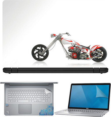 FineArts Bike 4 in 1 Laptop Skin Pack with Screen Guard, Key Protector and Palmrest Skin Combo Set(Multicolor)
FineArts Bike 4 in 1 Laptop Skin Pack with Screen Guard, Key Protector and Palmrest Skin Combo Set(Multicolor)