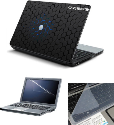 Geek Hexagon Pattern Crysis 3 Logo 3in1 Laptop Skins with Laptop Screen Guard and Key Protector HQ 15.6 Inch Combo Set(Multicolor)
Geek Hexagon Pattern Crysis 3 Logo 3in1 Laptop Skins with Laptop Screen Guard and Key Protector HQ 15.6 Inch Combo Set(Multicolor)