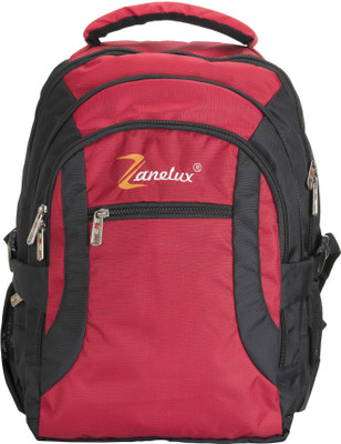Zanelux 15 inch Laptop Backpack(Red, Black), Black;red