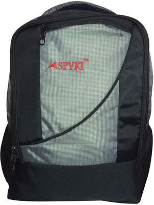 Spyki 14 inch Laptop Backpack(Grey, Black)