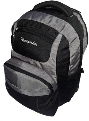 Wood Pecker 15 inch Laptop Backpack(Grey)