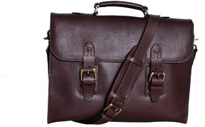 Pellezari 15 inch Laptop Messenger Bag(Brown)