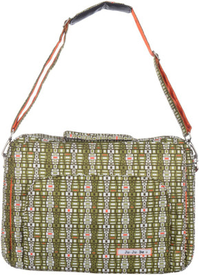 Jujube 17 inch Laptop Messenger Bag(Green, Orange)