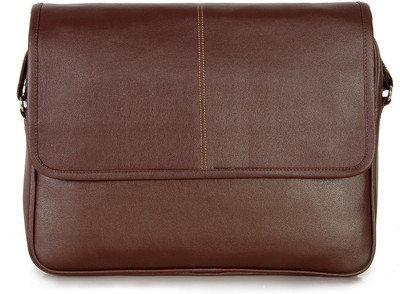 Mexa 15.6 inch Laptop Messenger Bag(Brown)