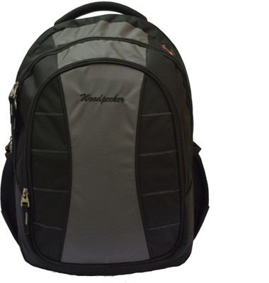 Wood Pecker 15 inch Laptop Backpack(Grey)