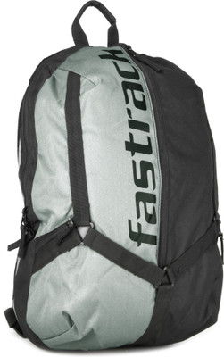 Fastrack 14 inch Laptop Backpack(Black, Grey)