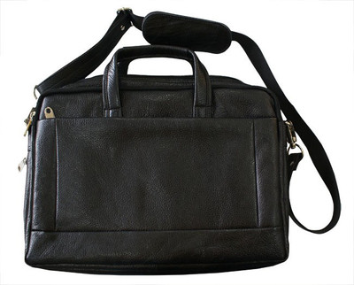 Hidepark 13 inch Laptop Messenger Bag(Black), Gold