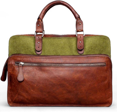 Brune 15 inch Laptop Messenger Bag(Green)