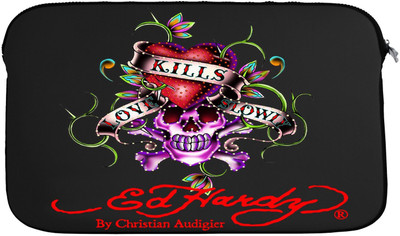 Ed Hardy 13 inch Sleeve/Slip Case(Black)