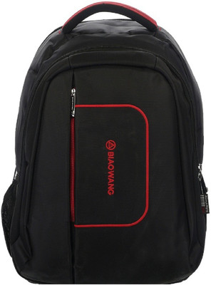 biaowang 15 inch Laptop Backpack(Black), Plain
