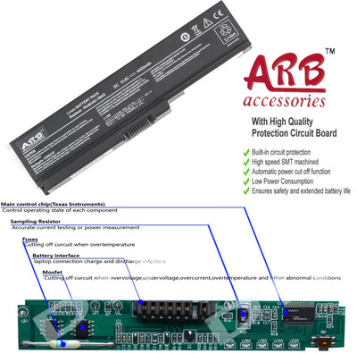 ARB Toshiba Satellite U405-S2824 6 Cell Laptop Battery