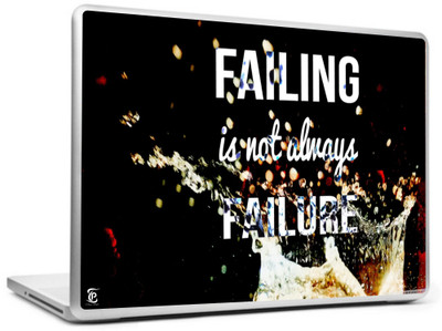 Print Shapes Failing Failure Vinyl Laptop Decal 15.6