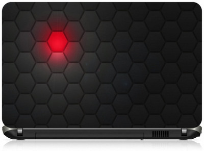 Box 18 Red Light Hexagon Abstract 2107 Vinyl Laptop Decal 15.6
