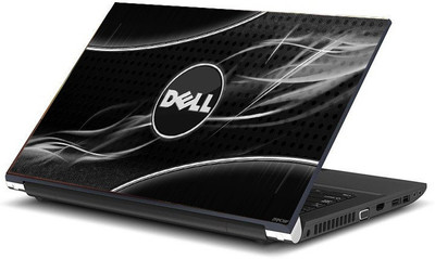 Geek Black Dell Rays Laminated Vinyl Laptop Decal 15.6
