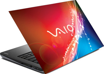 hifex sony vaio red and blue vinyl Laptop Decal 15.6