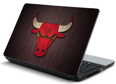 Geek Chicago Bulls Logo HQ Laminated Vinyl Laptop Decal 15.6