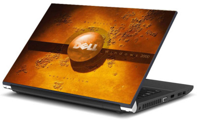 Print Shapes Dell on moon Vinyl Laptop Decal 15.6