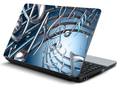 Geek NOTES SHEET METAL FORM Laminated Vinyl Laptop Decal 15.6
