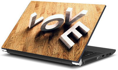 Geek 3D Love Letters Laminated Vinyl Laptop Decal 15.6
