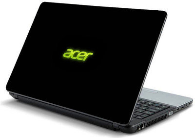 Geek Acer logo black Background HQ Laminated Vinyl Laptop Decal 15.6