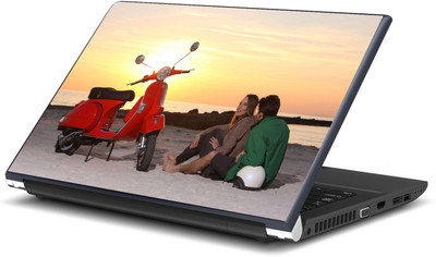 Artifa Red Vespa Vinyl Laptop Decal 15.6