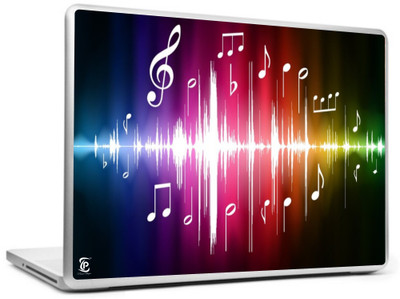 Print Shapes Music 2 Vinyl Laptop Decal 15.6