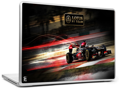 Print Shapes Lotus F1 car race Vinyl Laptop Decal 15.6