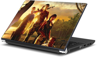 ShopMantra Video Game Grunge Players Design Vinyl Laptop Decal 15.6