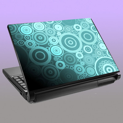 Theskinmantra Blue Loop Vinyl Laptop Decal 15.6
