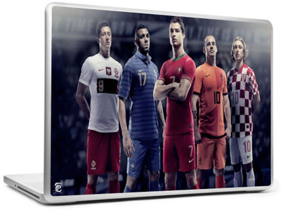 Print Shapes Football Stars Vinyl Laptop Decal 15.6