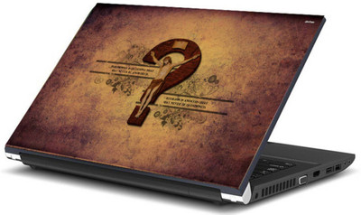 Psycho Art Jesus Question Vinyl Laptop Decal 15.6