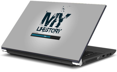 Print Shapes My life story Vinyl Laptop Decal 15.6