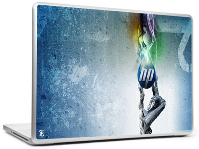 Print Shapes Hp on robotic hand Vinyl Laptop Decal 15.6