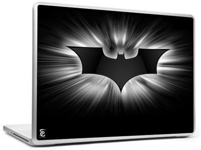 Print Shapes Black & white batman logo Vinyl Laptop Decal 15.6