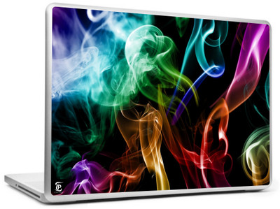 Print Shapes Colourfull smoke 2 Vinyl Laptop Decal 15.6