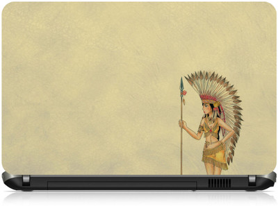 Box 18 Indian Head Dress612 Vinyl Laptop Decal 15.6