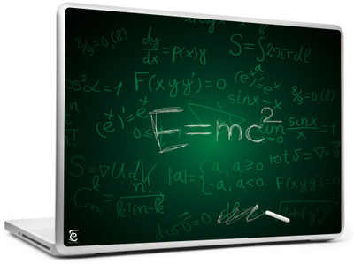 Print Shapes E = mc board Vinyl Laptop Decal 15.6
